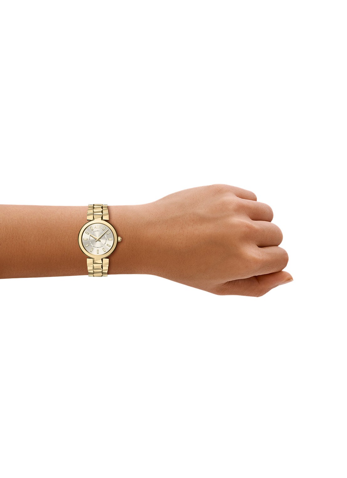 Armani Horloge AX4409 - detail 5 goud