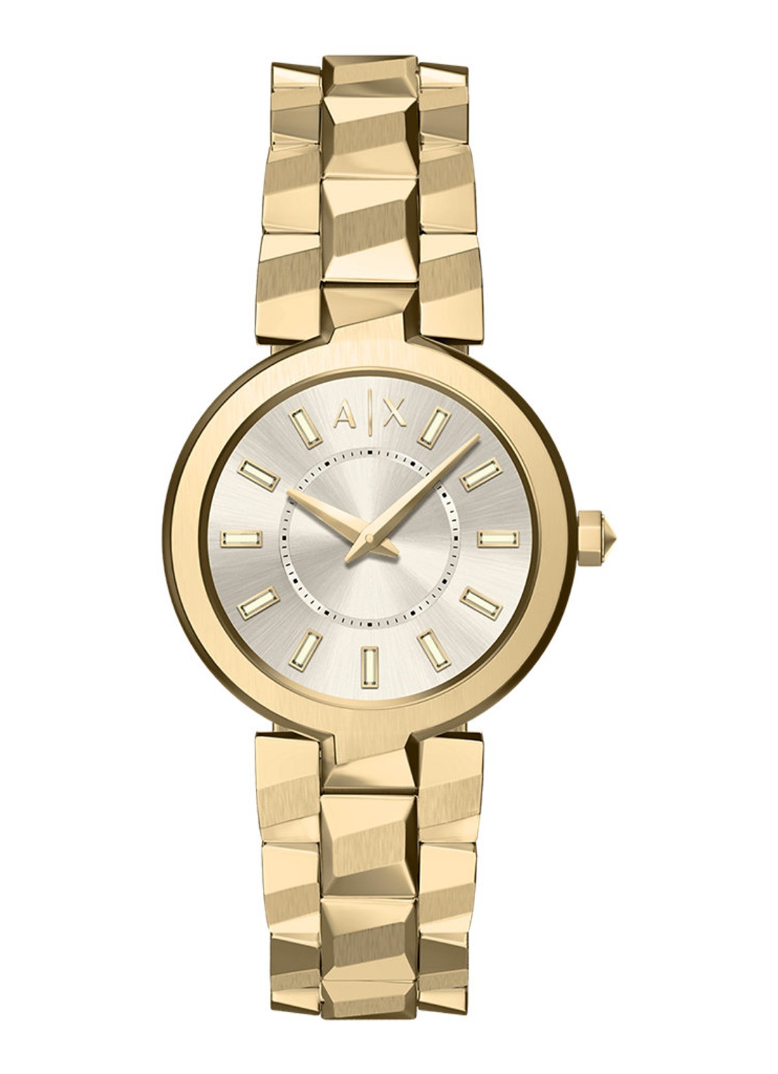 Armani Horloge AX4409 - voorkant 6 goud