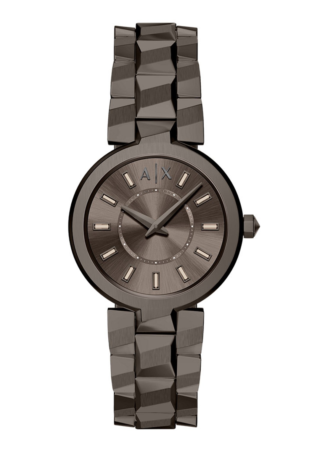 Armani Horloge AX4410 - voorkant bruin