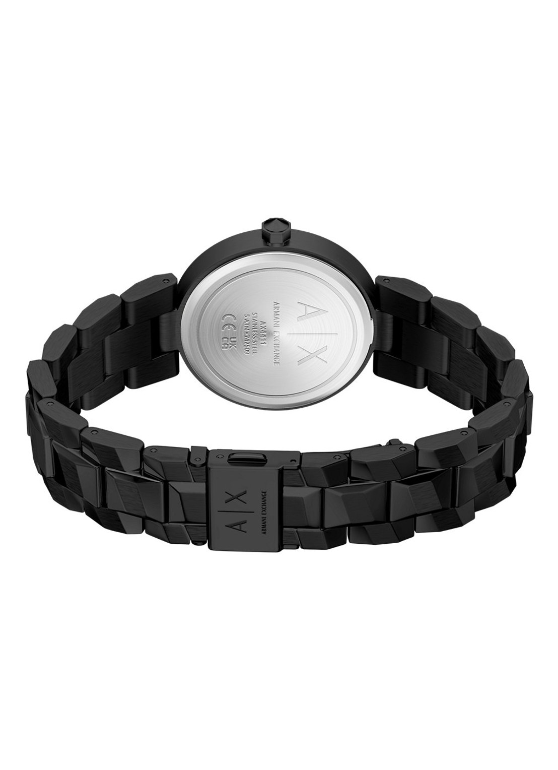 Armani Horloge AX4411 - detail 4 zwart