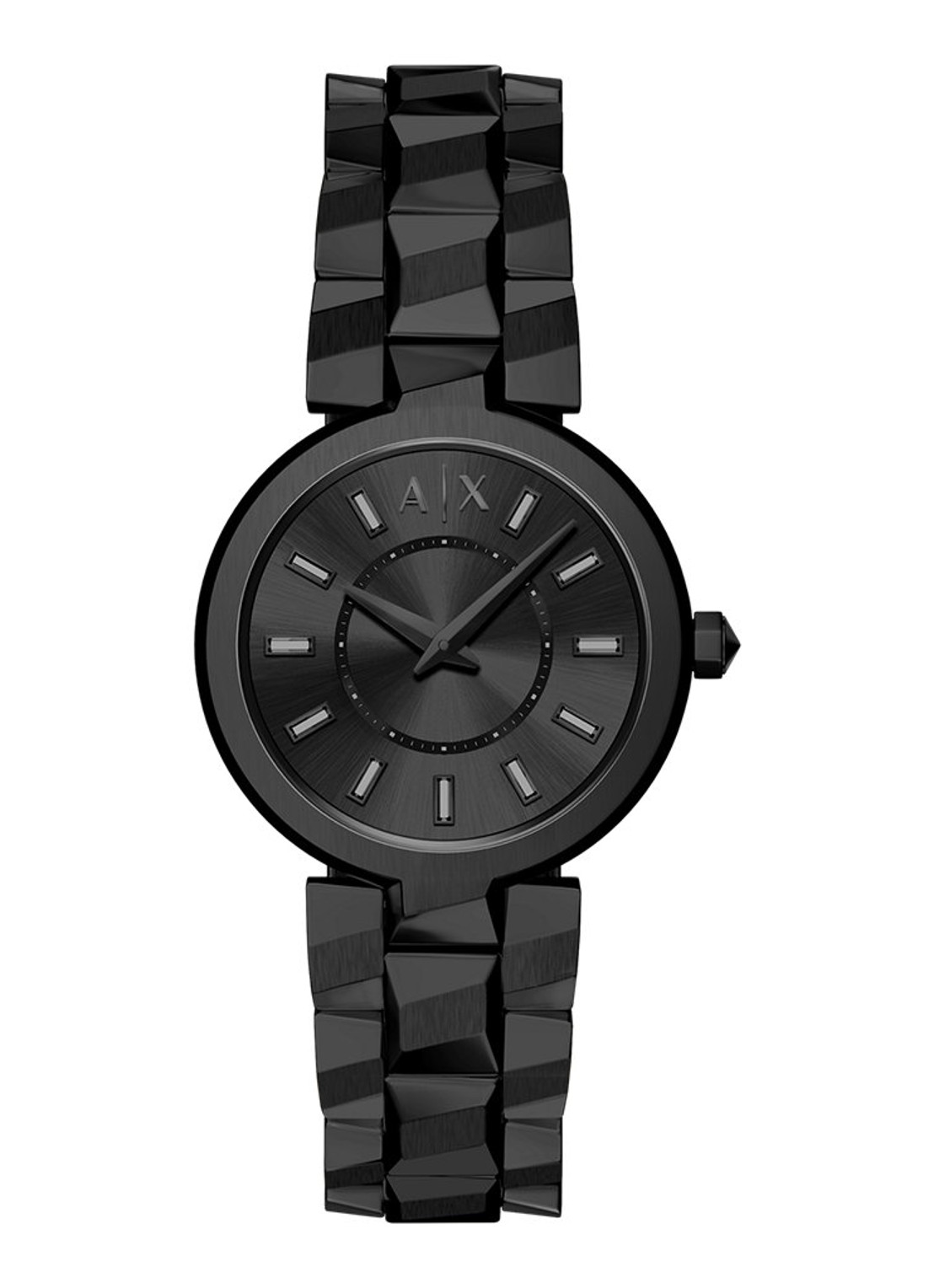 Armani Horloge AX4411 - voorkant zwart