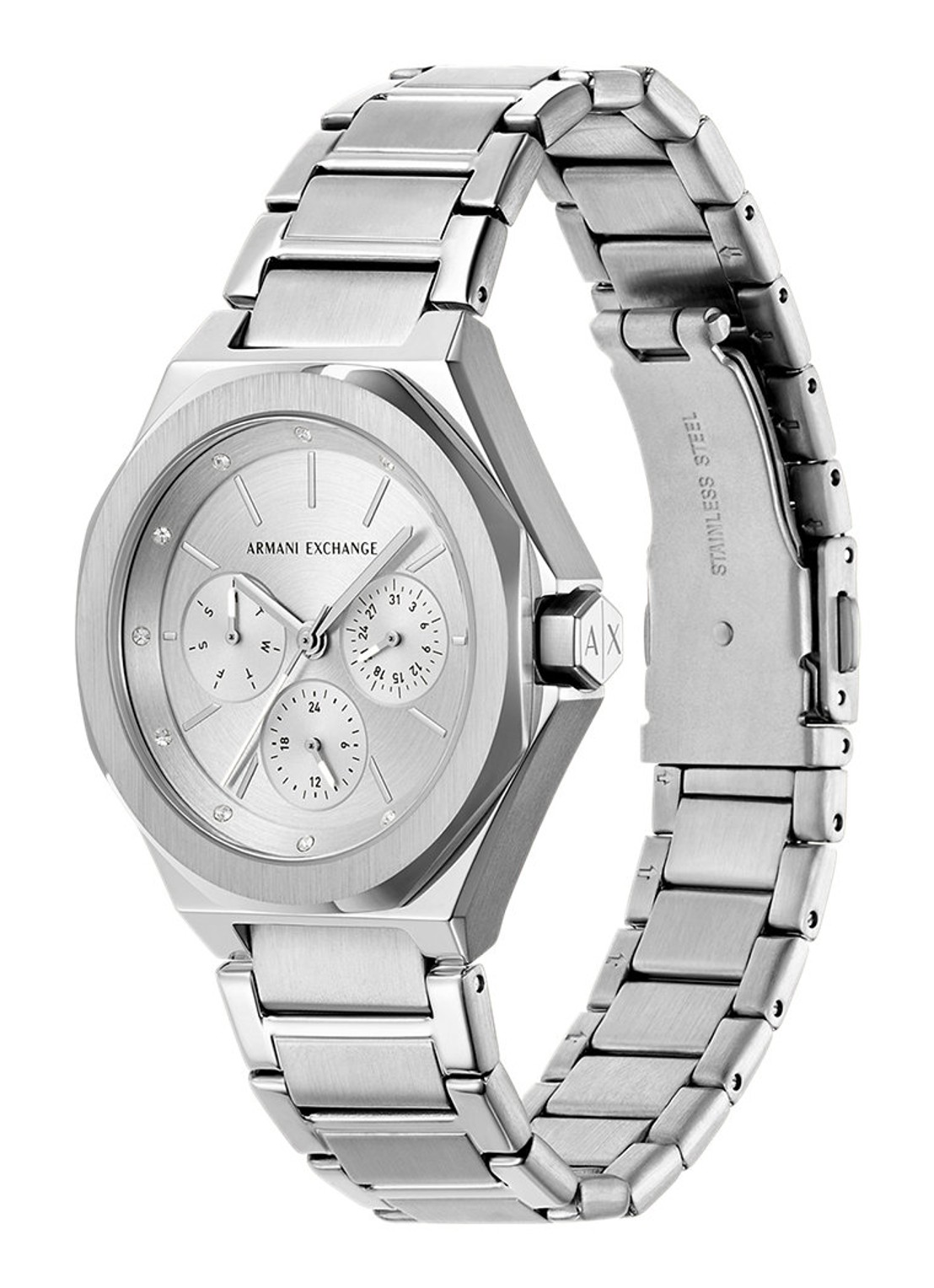 Armani Horloge AX4622 - detail 4 zilver