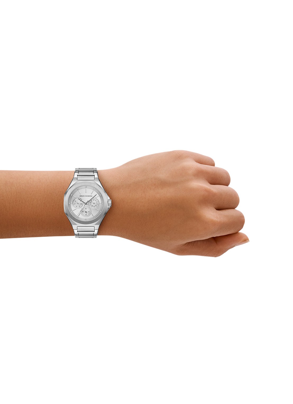 Armani Horloge AX4622 - detail 5 zilver
