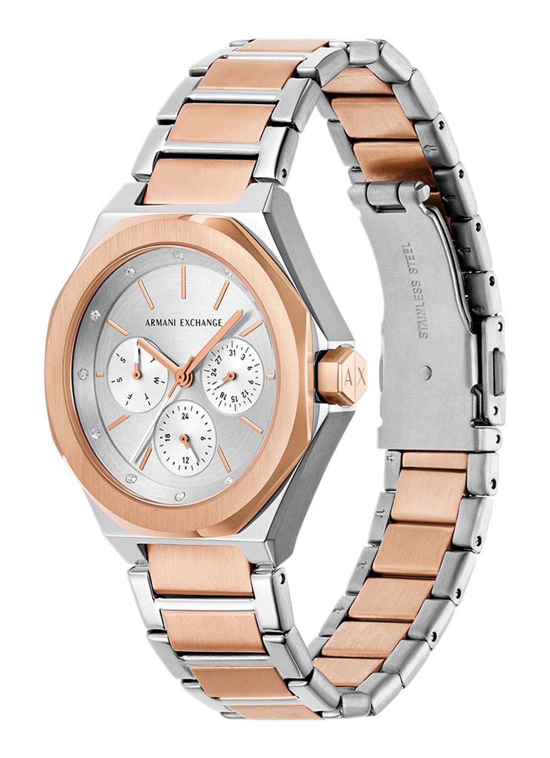 Armani Horloge AX4623 - detail 4 zilver