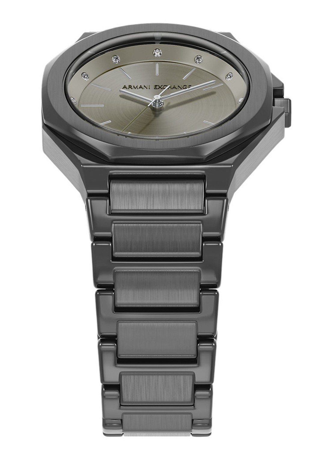 Armani Horloge AX4625 - detail 4 antraciet