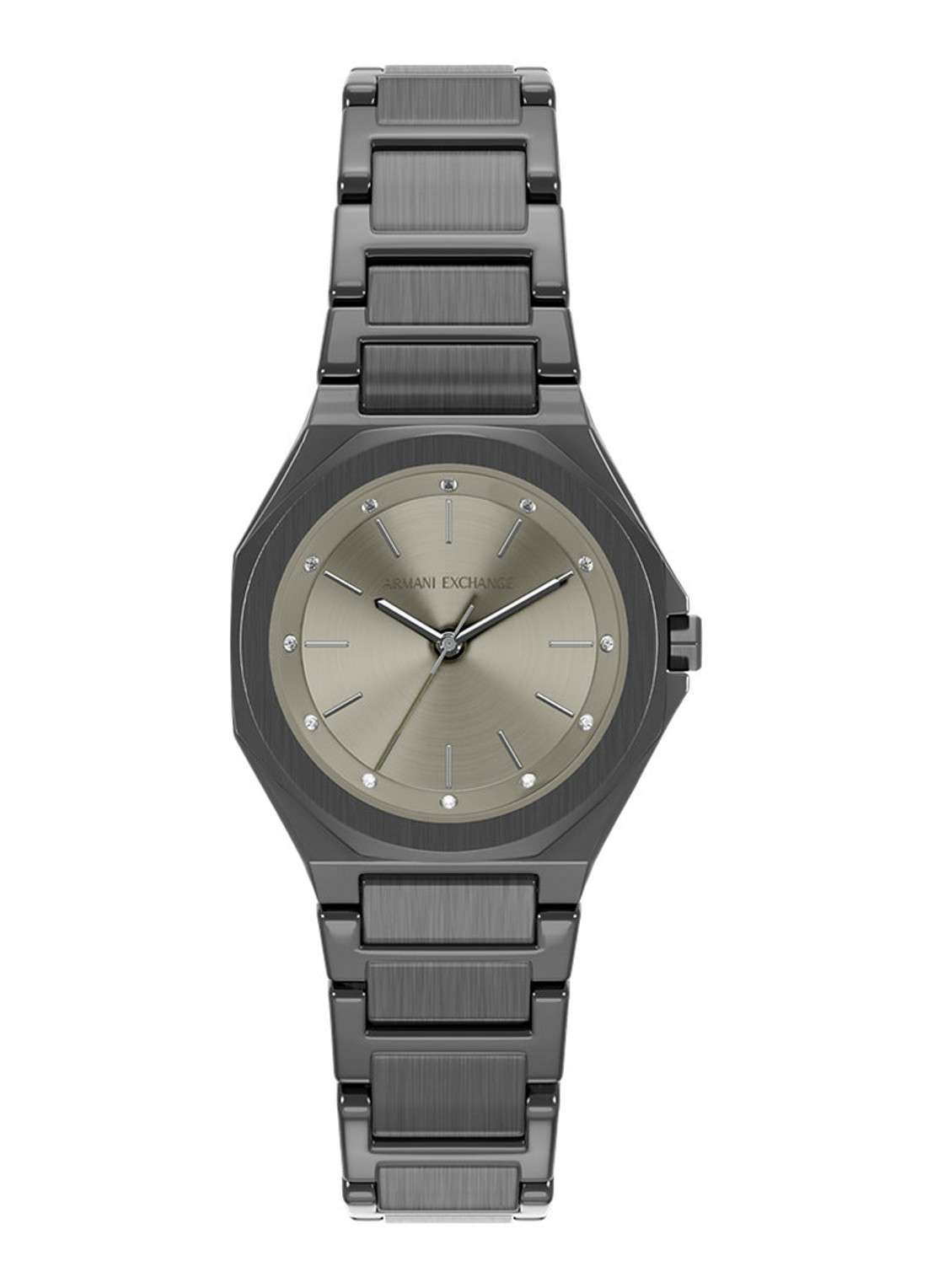 Armani Horloge AX4625 - voorkant antraciet