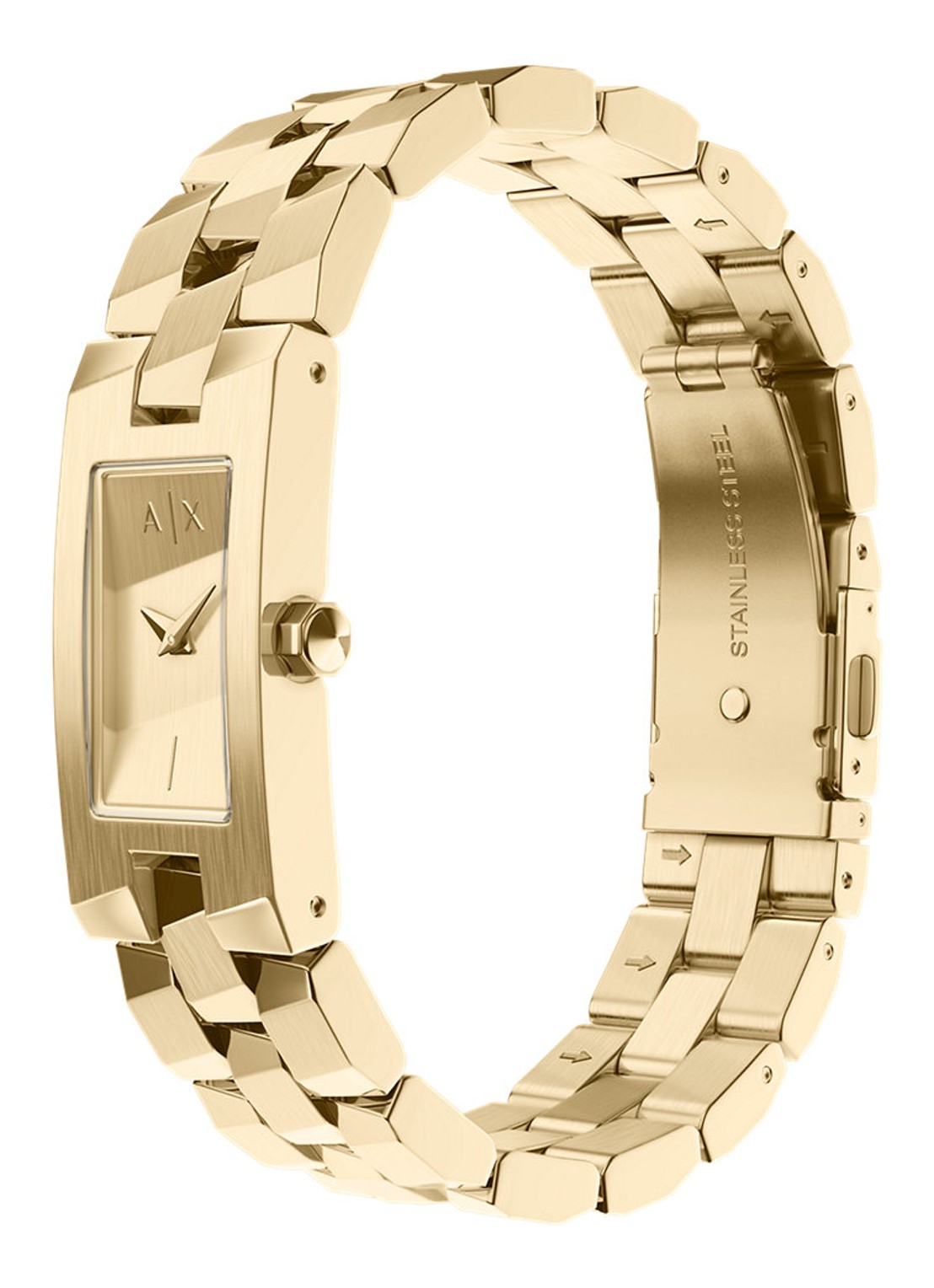Armani Horloge AX4701 - detail 5 goud