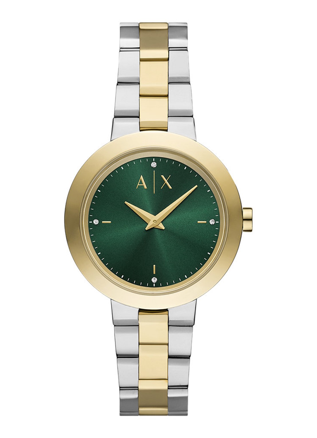 Armani Horloge AX5176 - voorkant zilver
