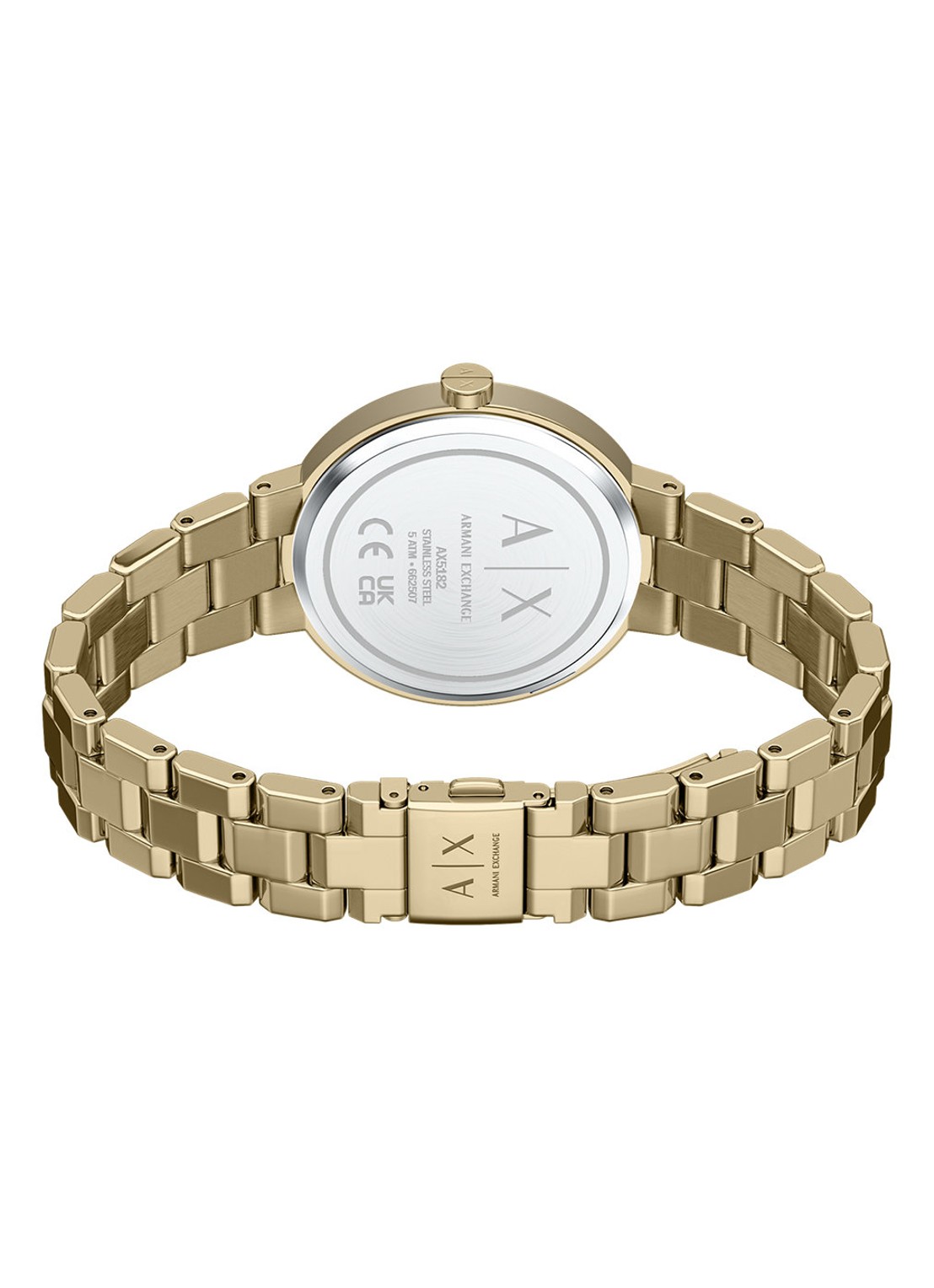Armani Horloge AX5182 - detail 4 goud
