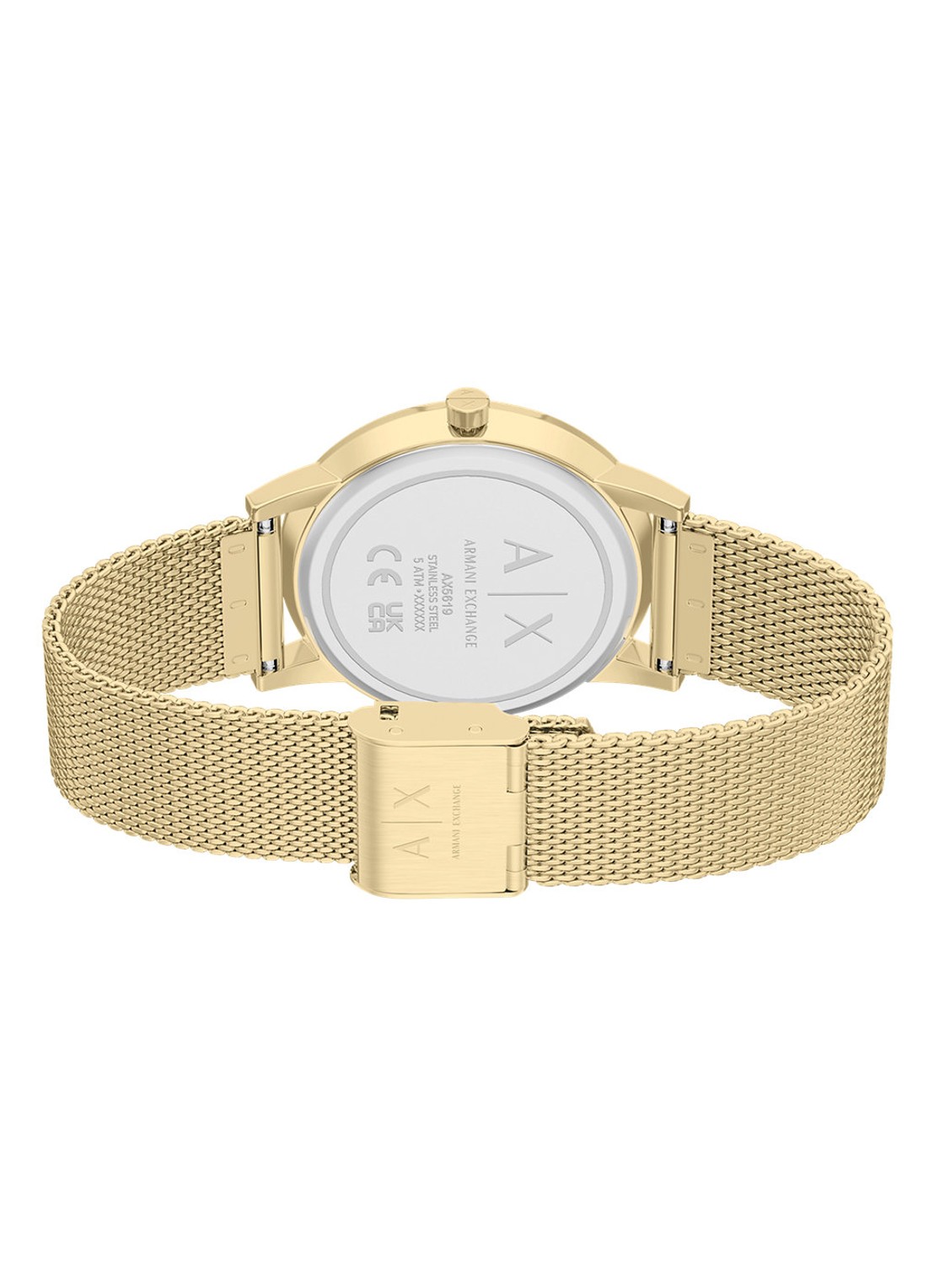 Armani Horloge AX5619 - detail 5 goud