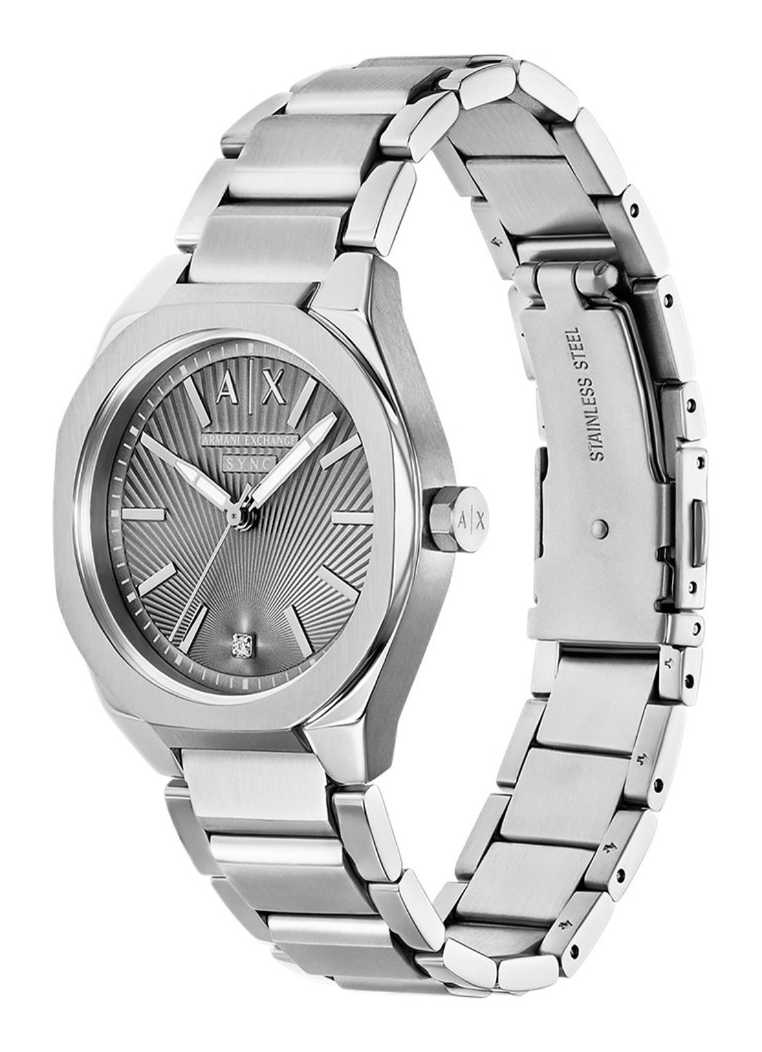 Armani Horloge AX6030 - detail 3 zilver