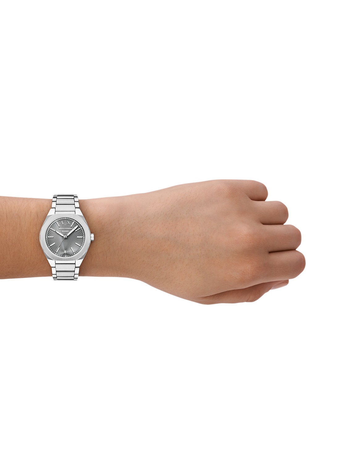 Armani Horloge AX6030 - detail 4 zilver