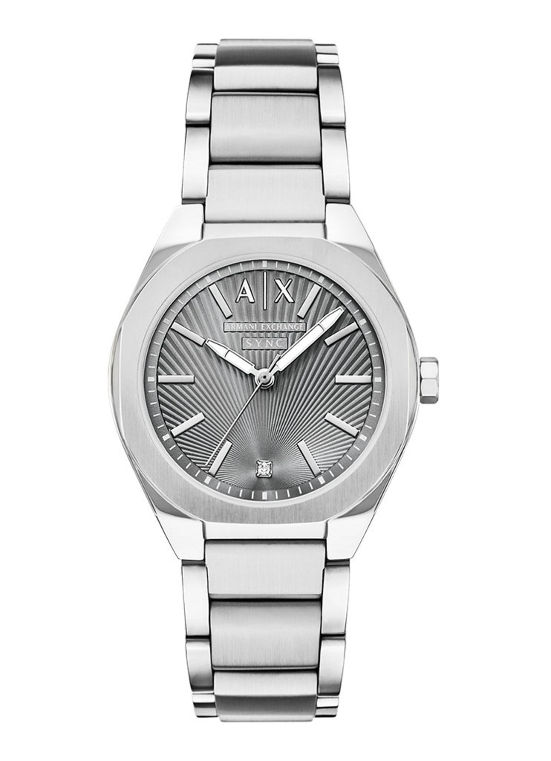 Armani Horloge AX6030 - voorkant 5 zilver