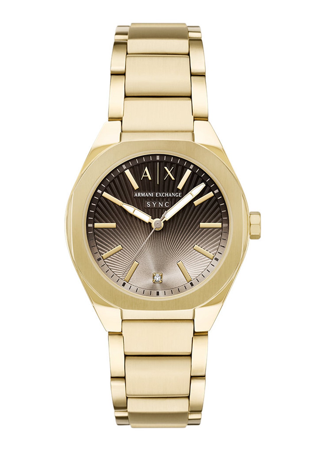 Armani Horloge AX6031 - voorkant goud
