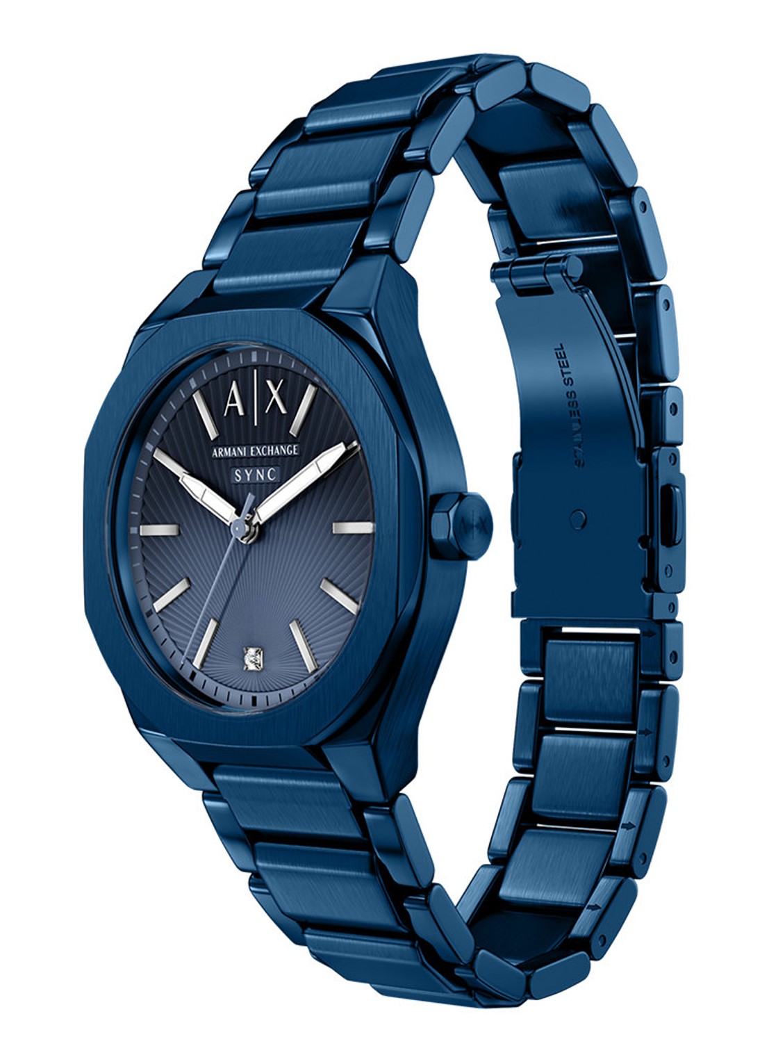 Armani Horloge AX6032 - detail 5 blauw
