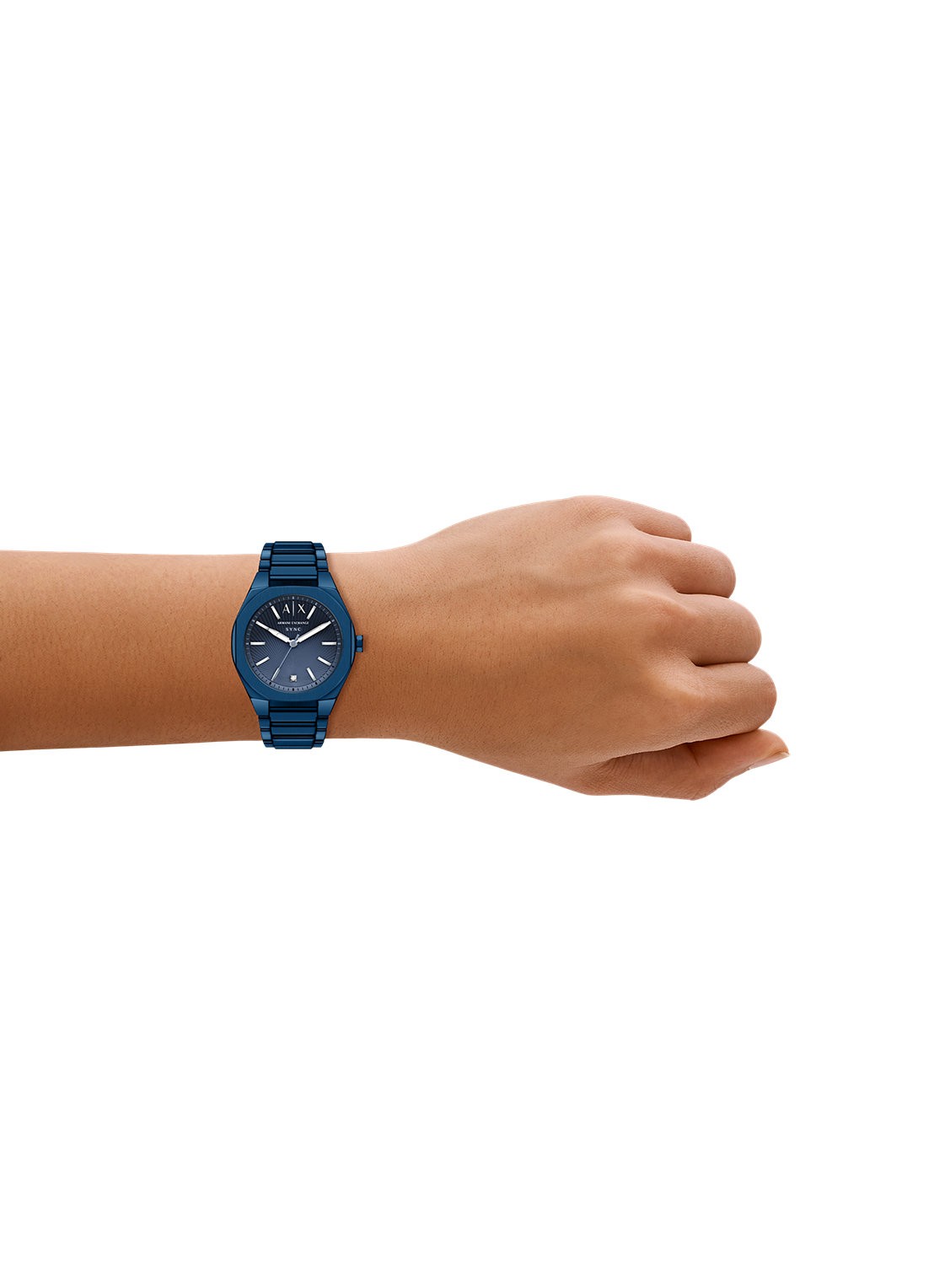 Armani Horloge AX6032 - detail 6 blauw