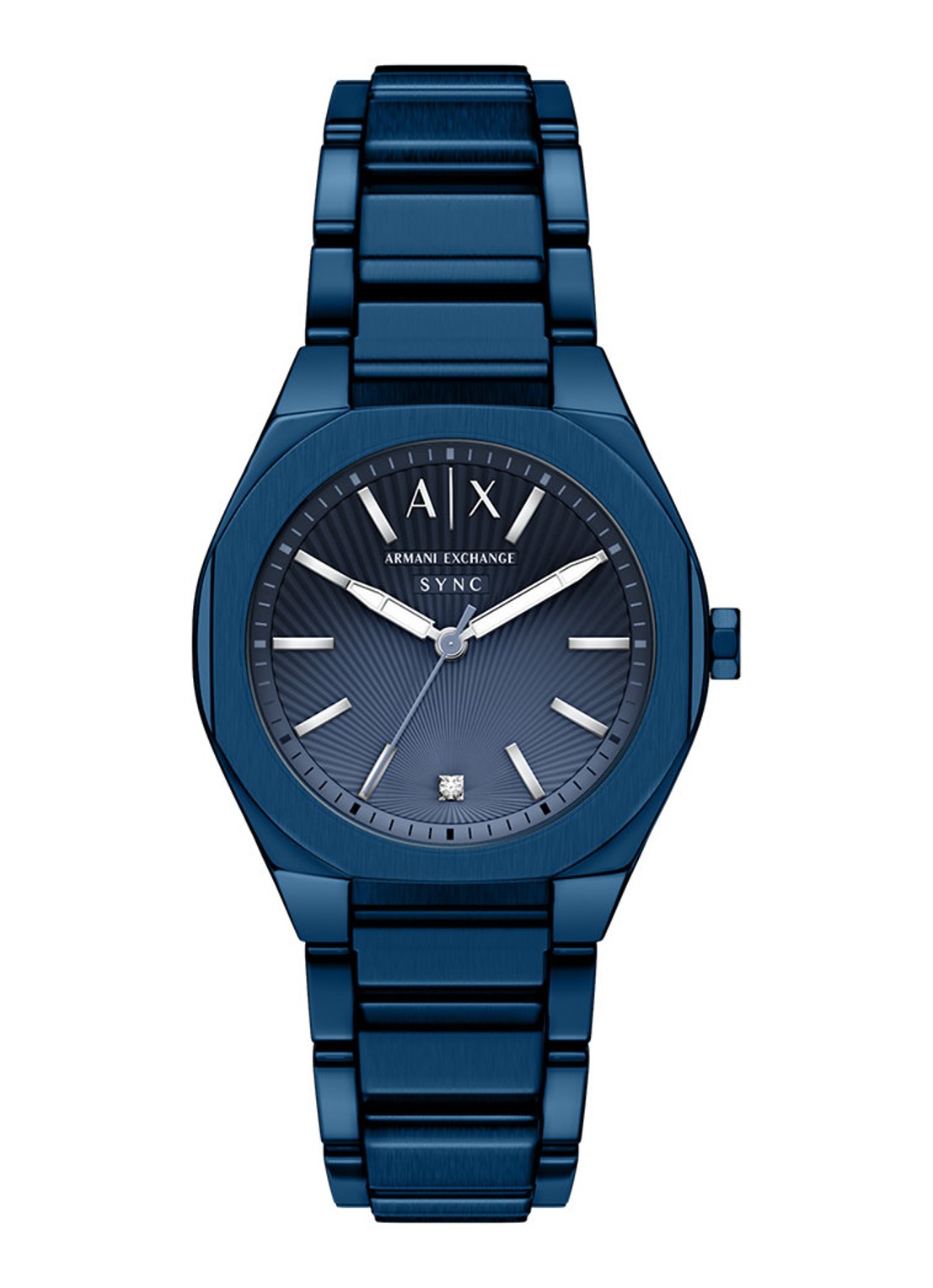 Armani Horloge AX6032 - voorkant blauw