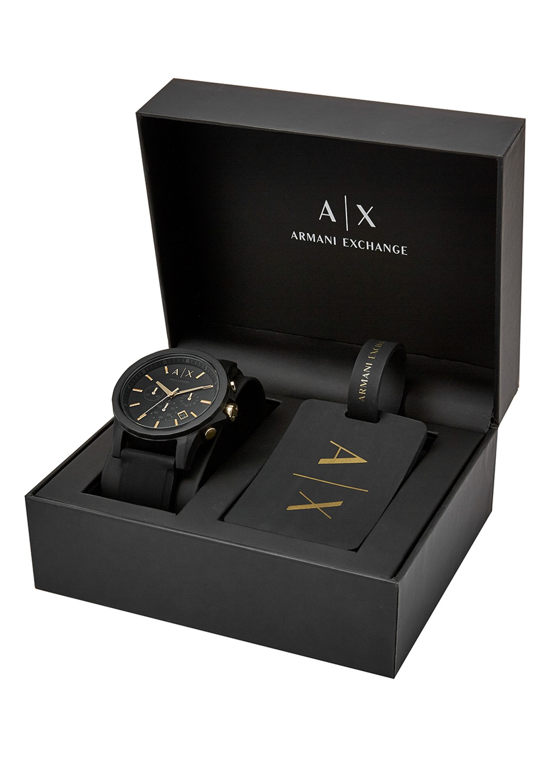 Armani Horloge AX7105 - detail 3 zwart