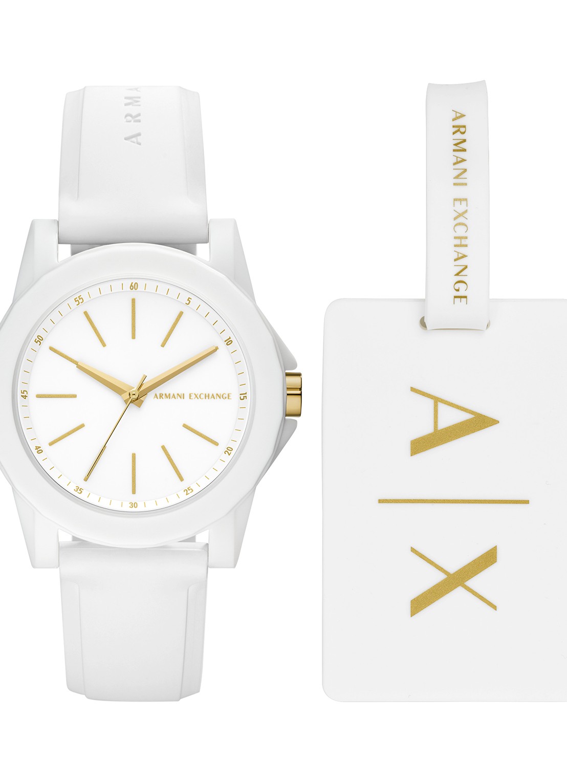 Armani Horloge AX7126 - voorkant wit
