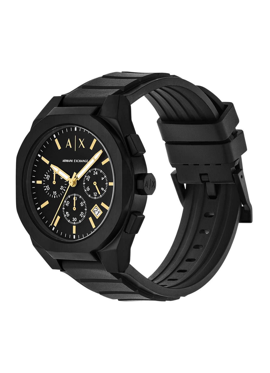 Armani Horloge AX7165SET - detail 5 zwart