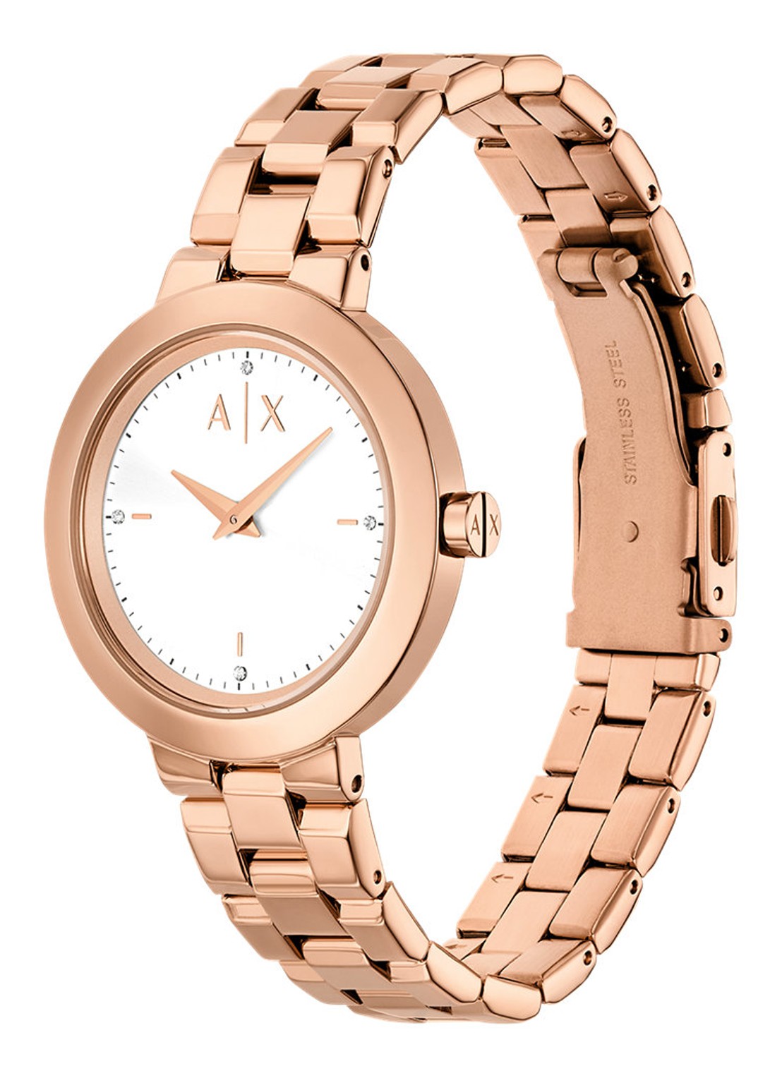 Armani Horloge AX7175SET - detail 4 roségoud