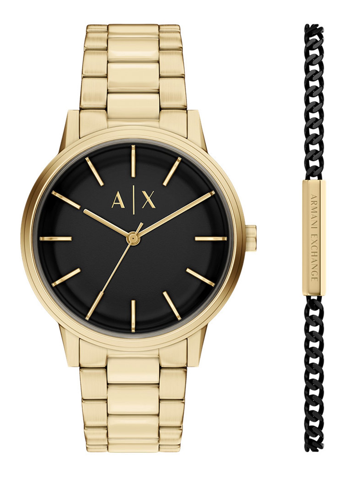 Armani Horloge AX7178SET - voorkant 6 goud