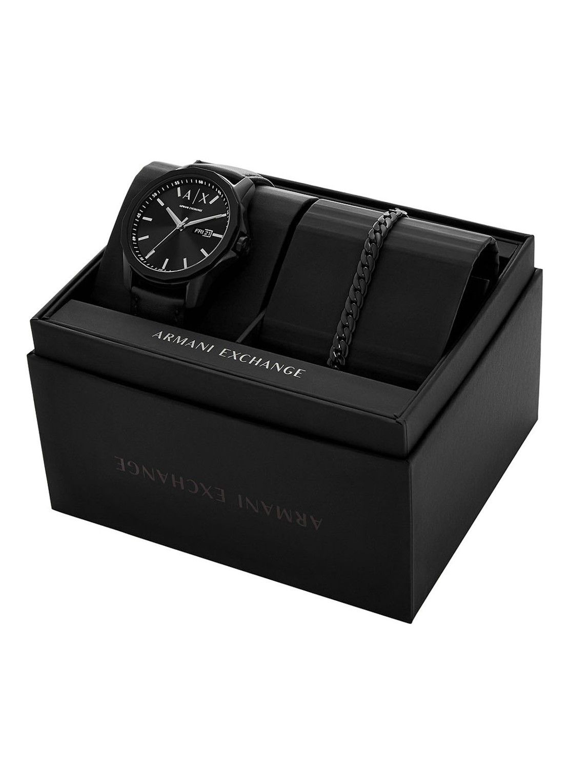 Armani Horloge en armband giftset AX7147SET - detail 5 zwart