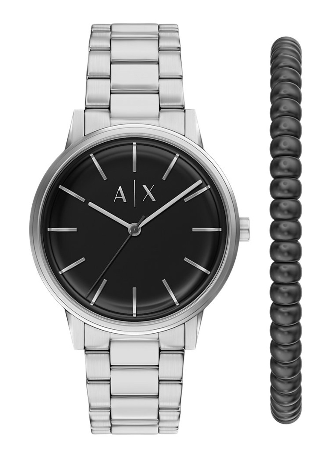 Armani Horloge en armband set van 2 AX7182SET - voorkant 6 zilver
