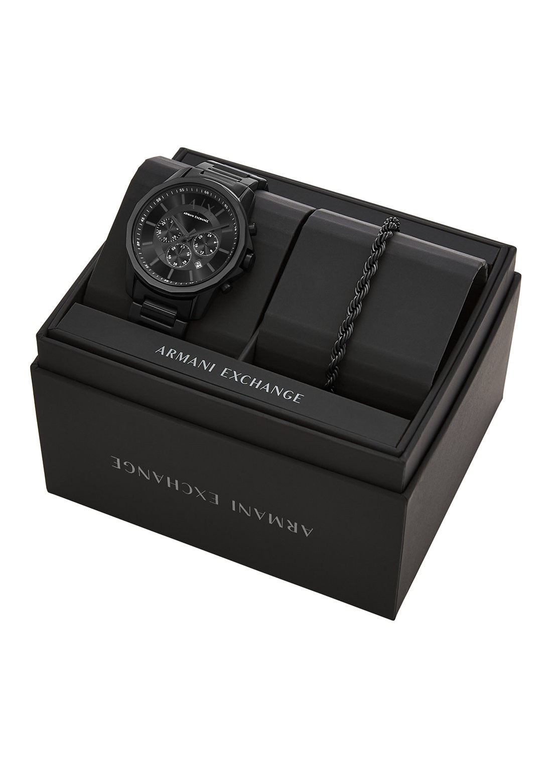 Armani Horloge met armband in set van 2 AX7163SET - detail 2 antraciet