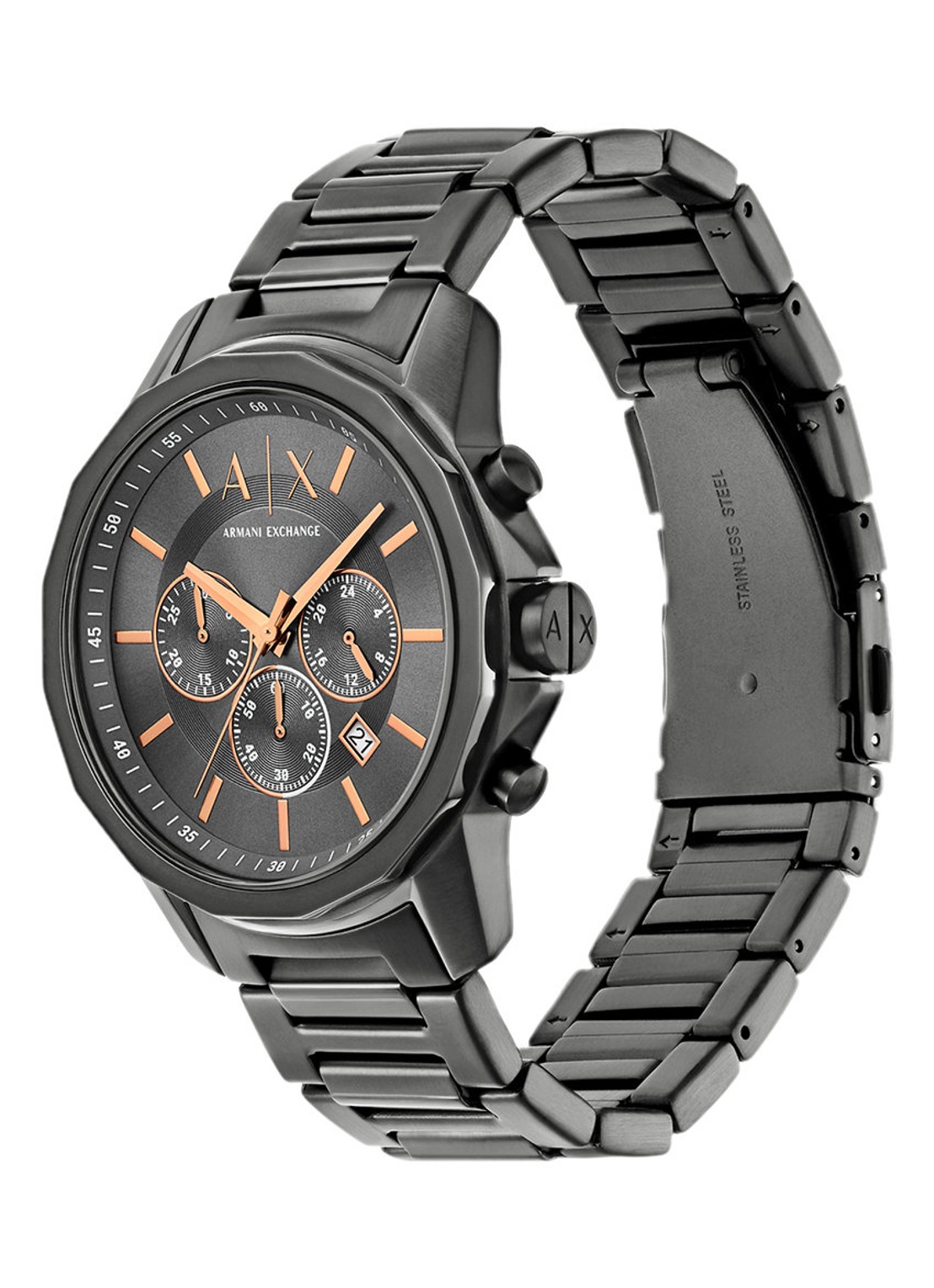 Armani Horloge met armband in set van 2 AX7170SET - detail 5 antraciet