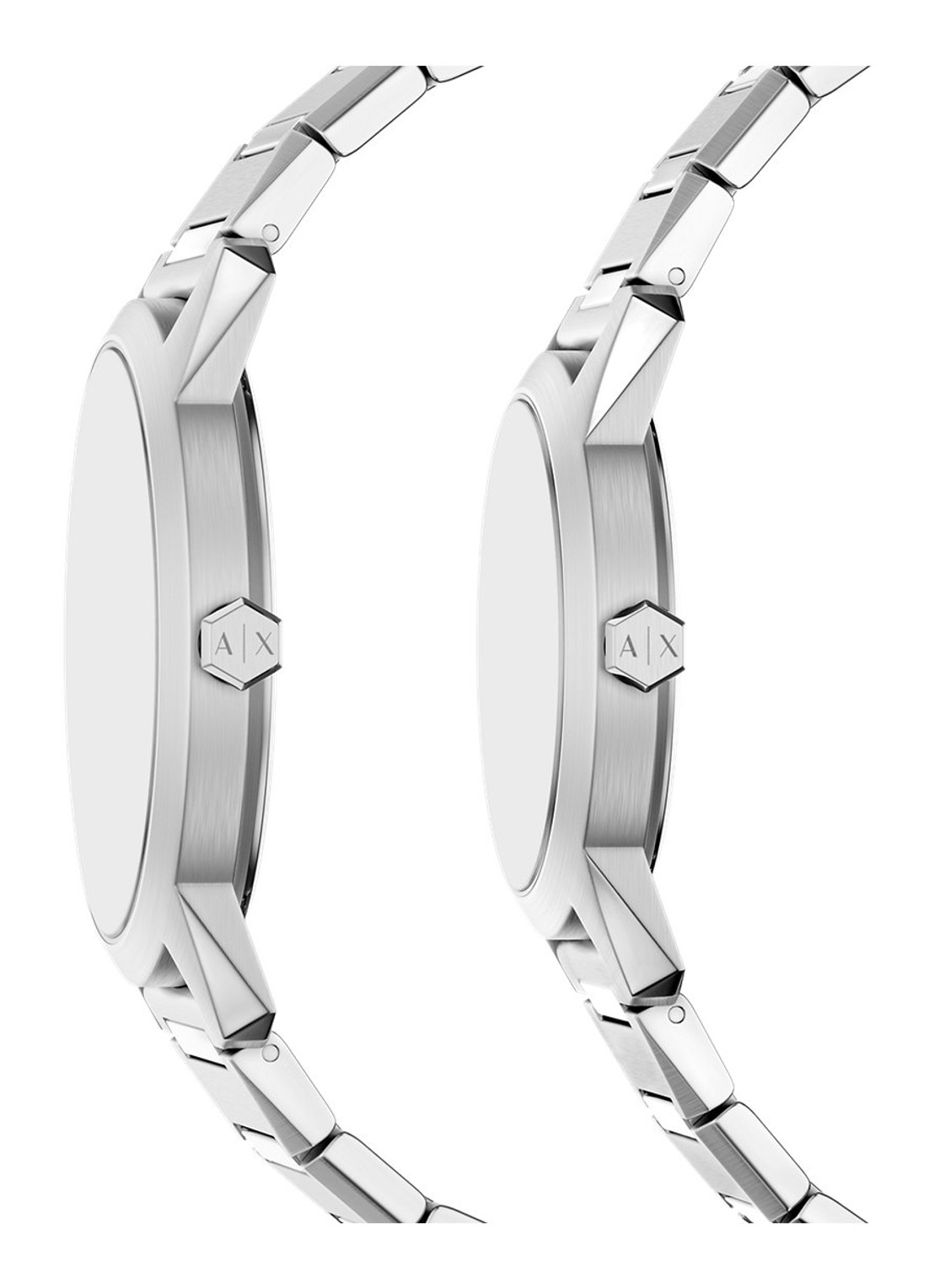Armani Horloge set van 2 AX7180SET  - detail 2 zilver