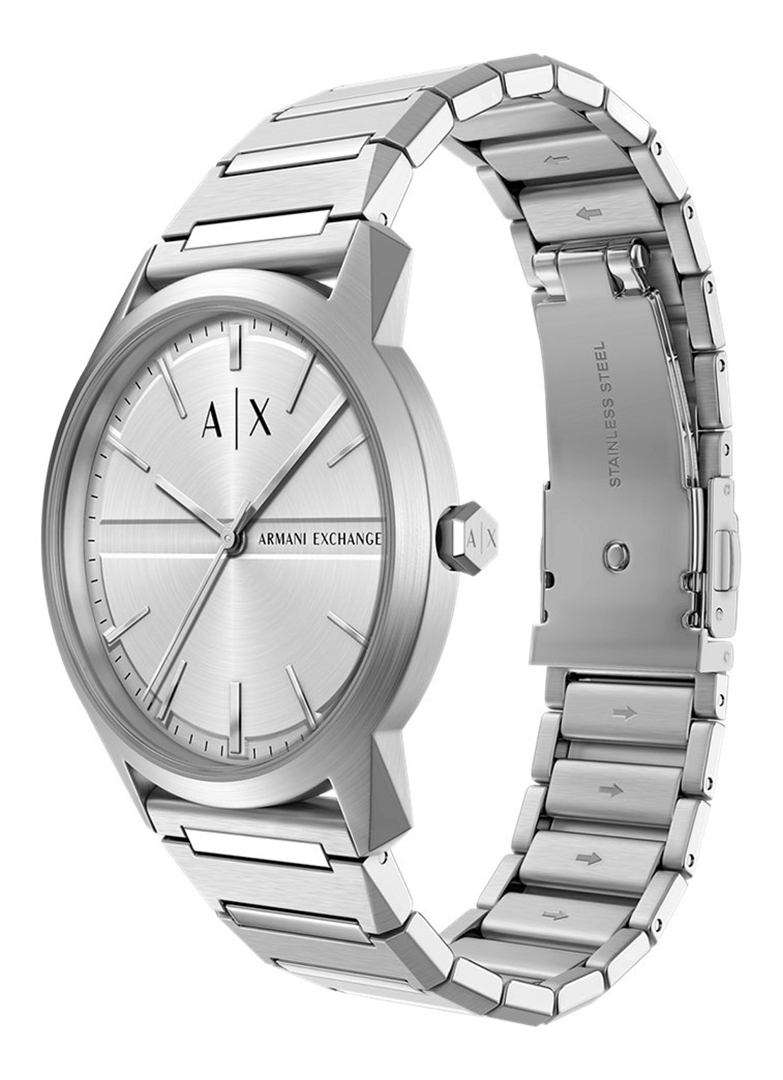 Armani Horloge set van 2 AX7180SET  - detail 4 zilver
