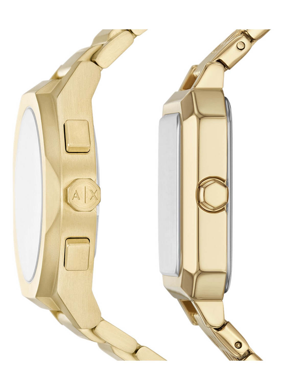 Armani Horloges set van 2 AX7171SET - detail 3 goud