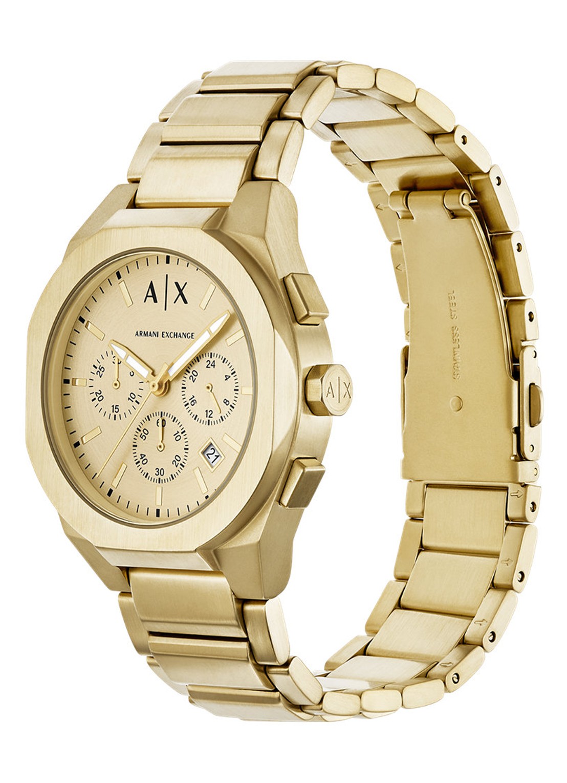 Armani Horloges set van 2 AX7171SET - detail 5 goud