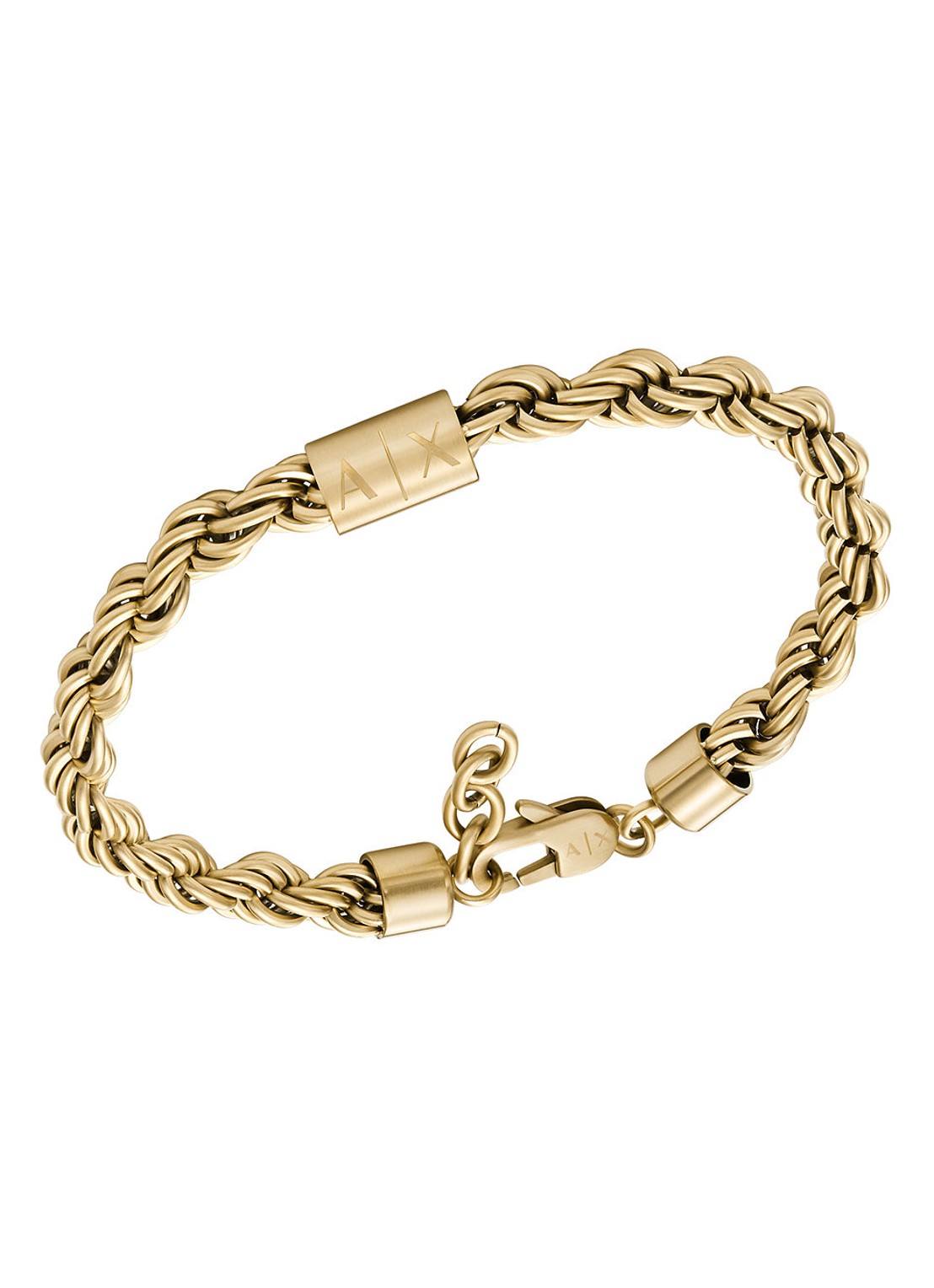 Armani Icon armband AXG0124710 - detail goud