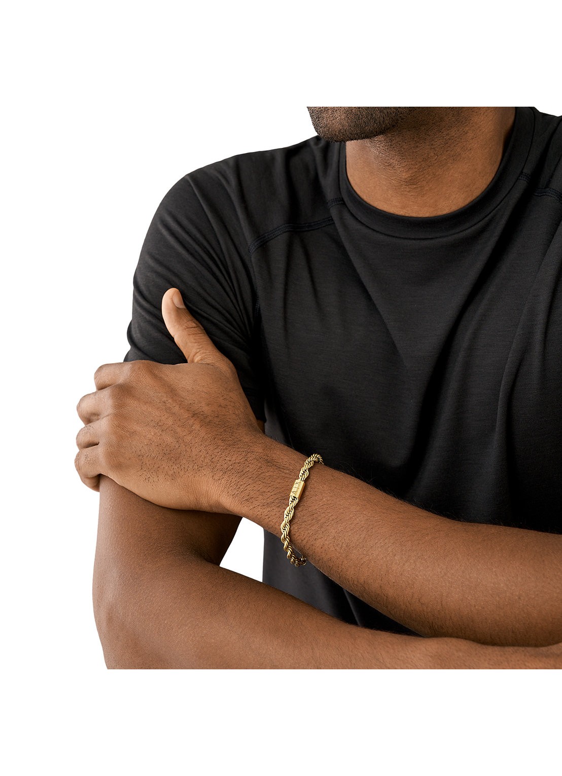 Armani Icon armband AXG0124710 - detail 2 goud
