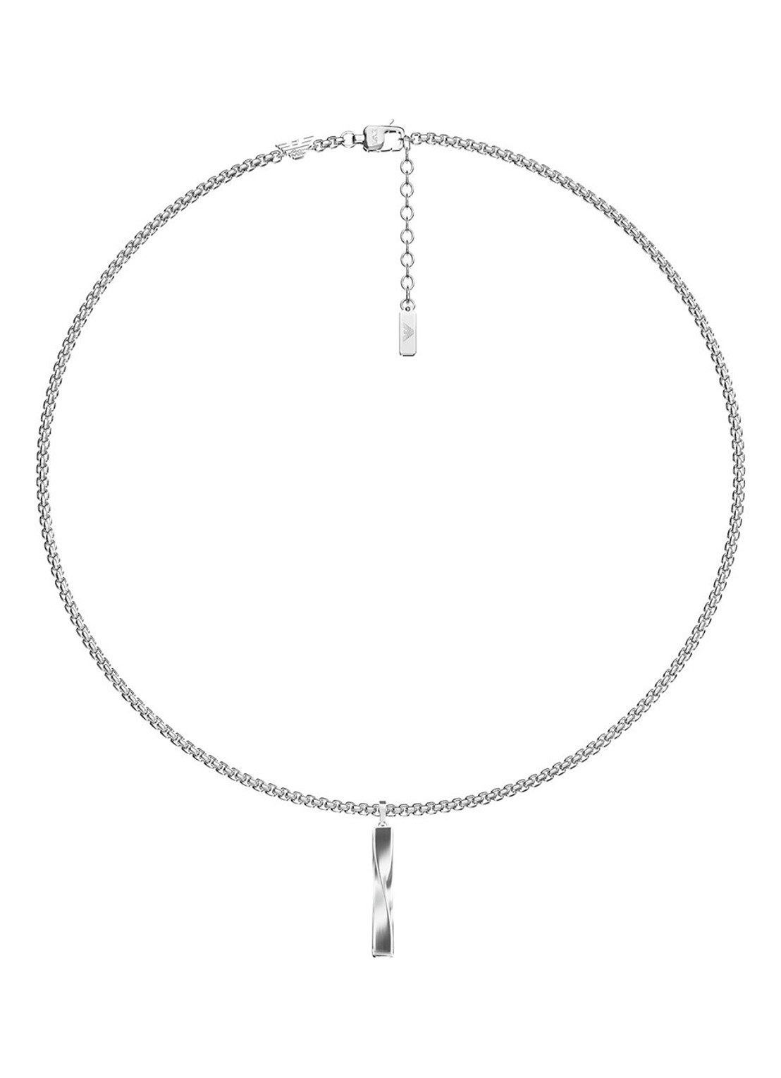 Armani Iconic Trend ketting EGS3366040 - detail 2 zilver