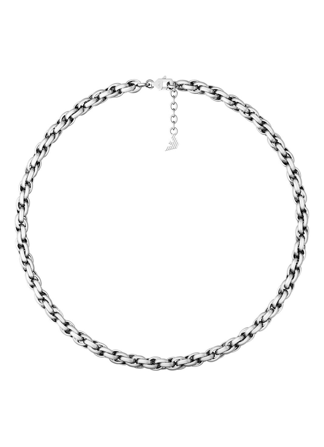 Armani Iconic Trend ketting EGS3378040 - detail zilver