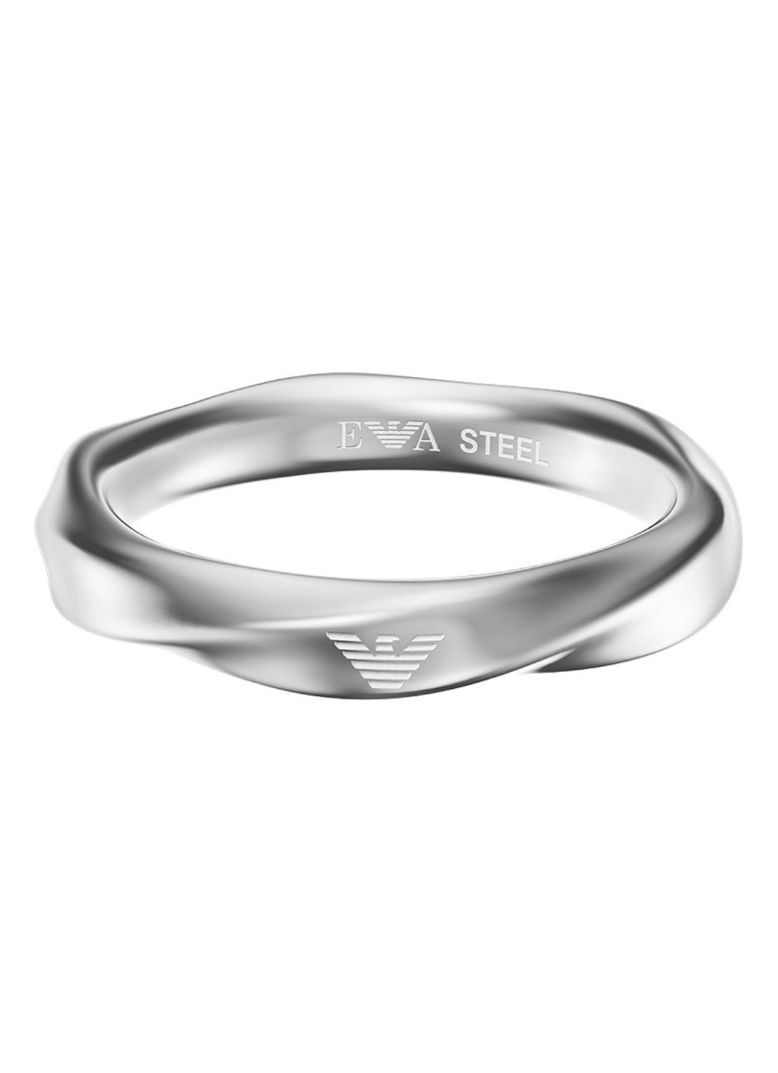Armani Iconic Trend ring EGS3369040 - detail 2 zilver