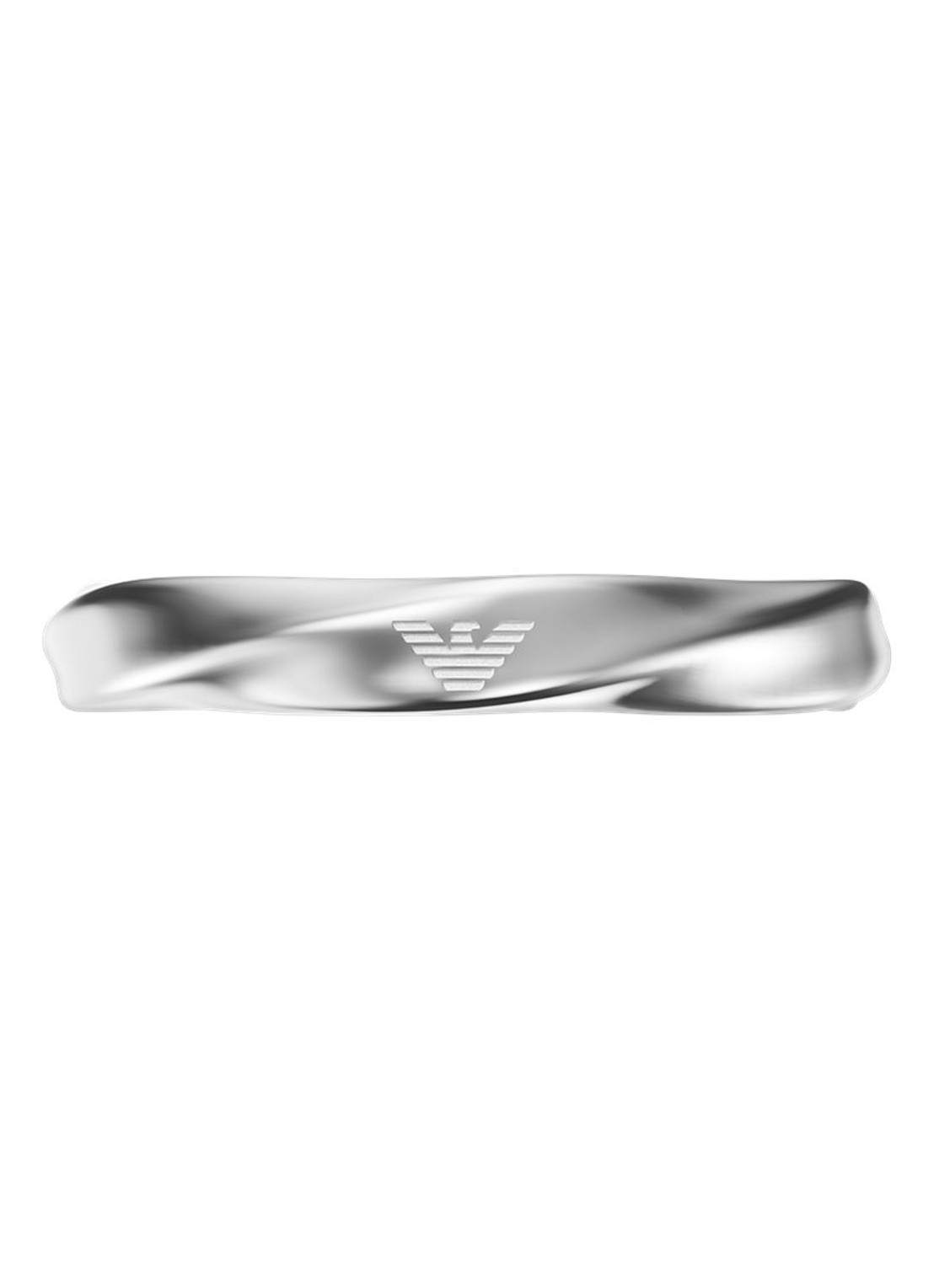 Armani Iconic Trend ring EGS3369040 - voorkant zilver
