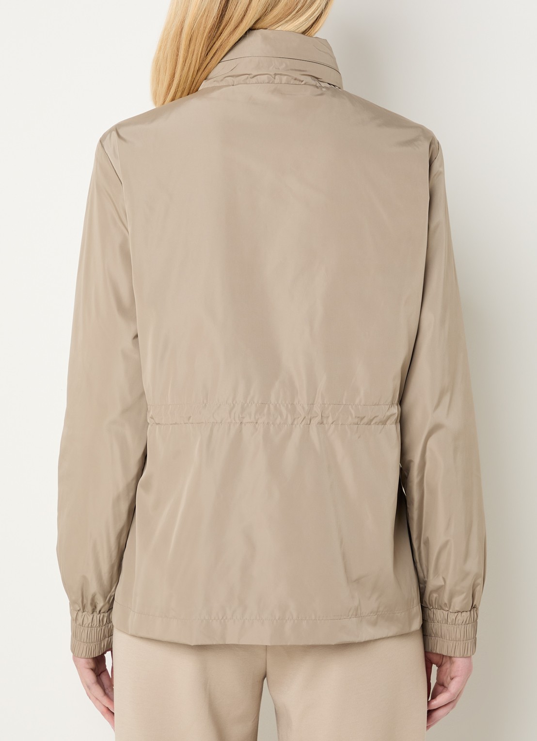 Armani Jack met logo en ritszakken - achterkant khaki