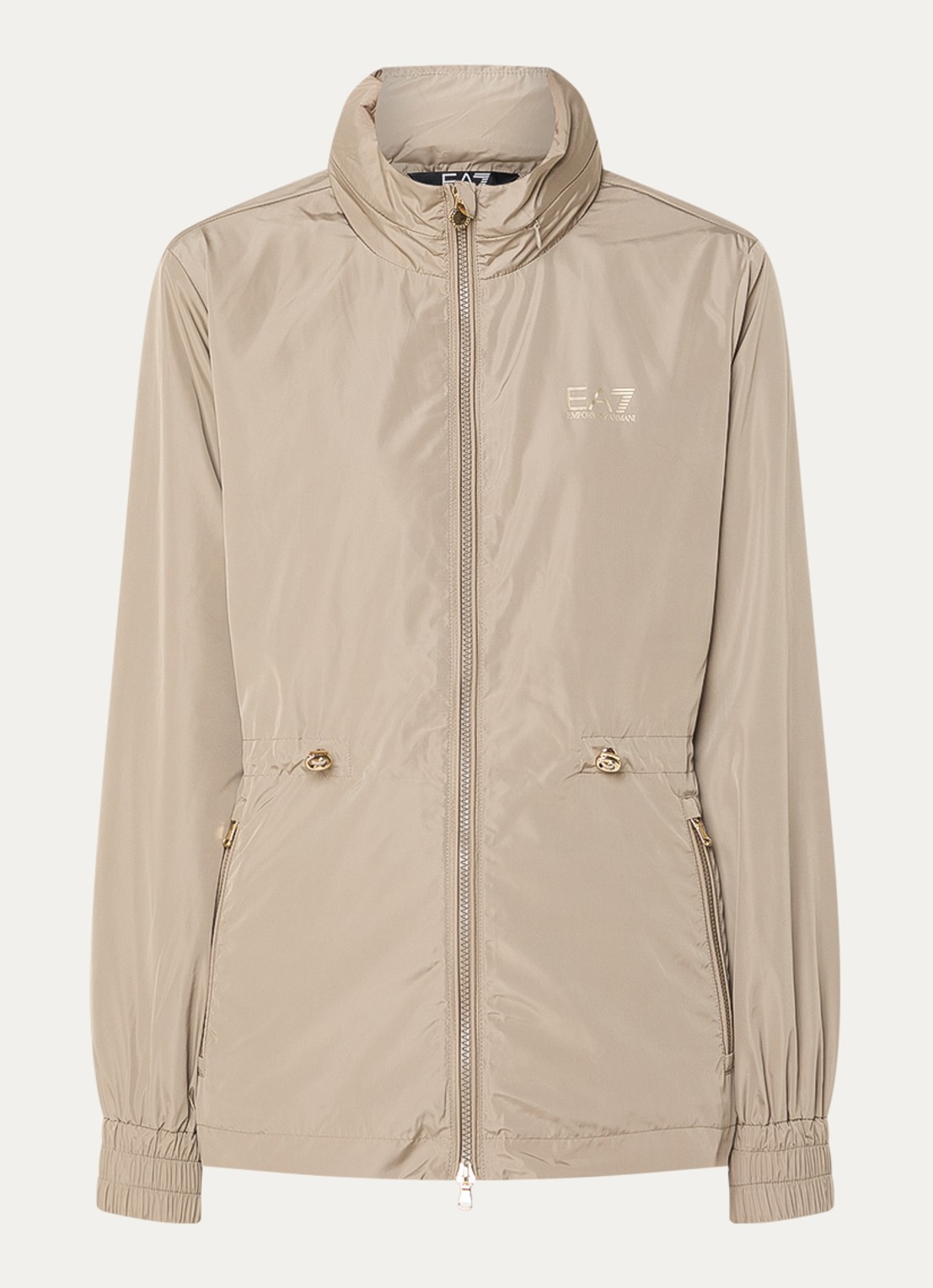 Armani Jack met logo en ritszakken - voorkant 3 khaki