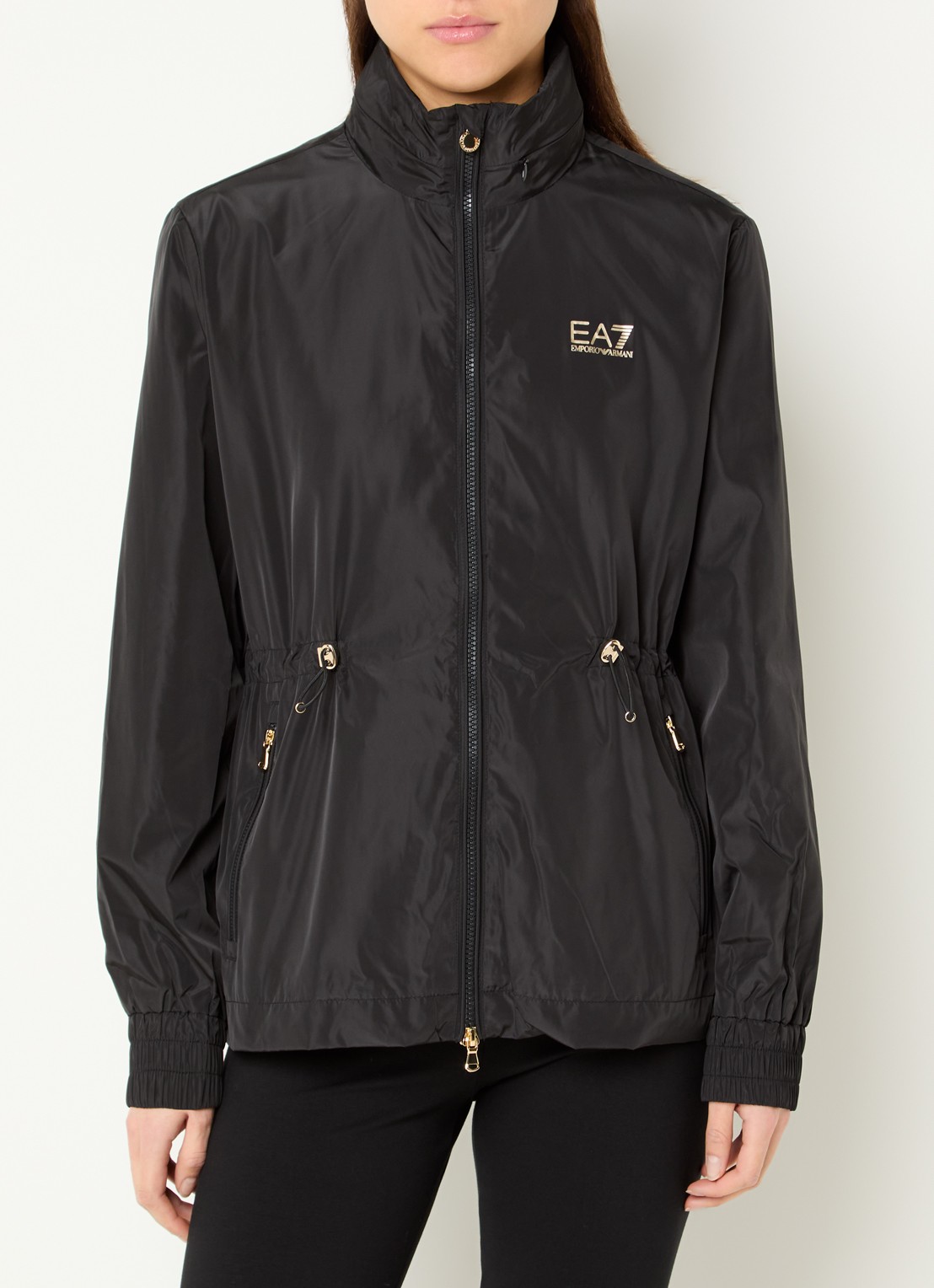 Armani Jack met logo en ritszakken - detail 4 zwart