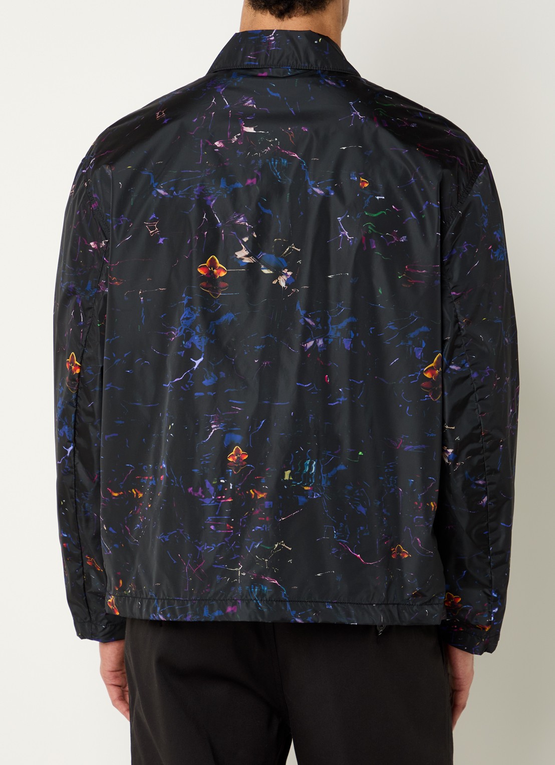 Armani Jack met print - achterkant zwart