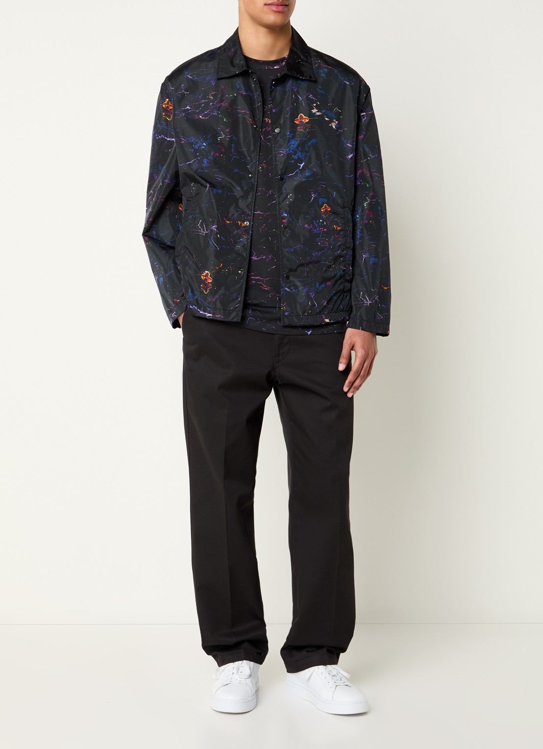 Armani Jack met print - voorkant 4 zwart