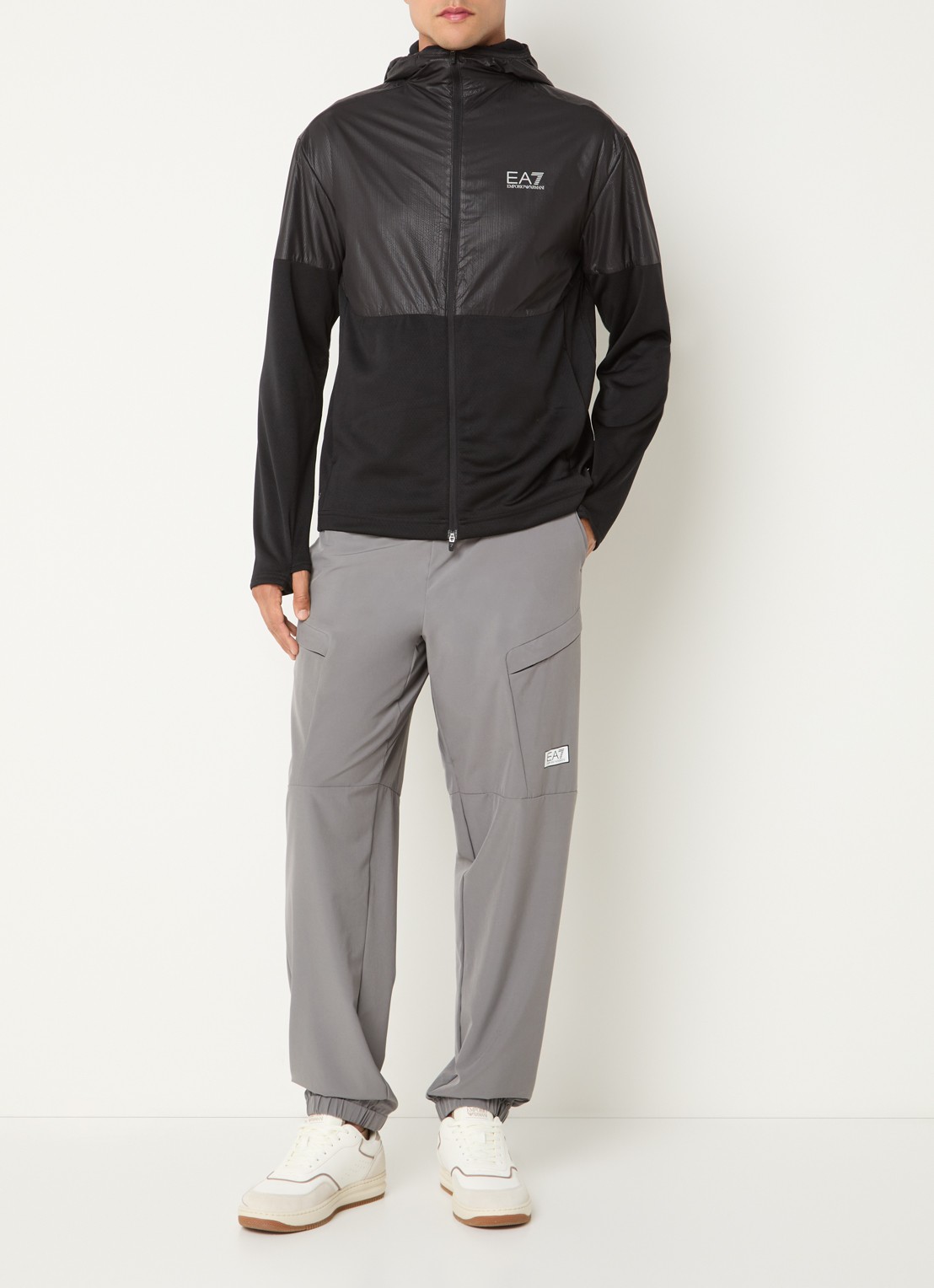 Armani Jack met ritszakken - voorkant 2 zwart