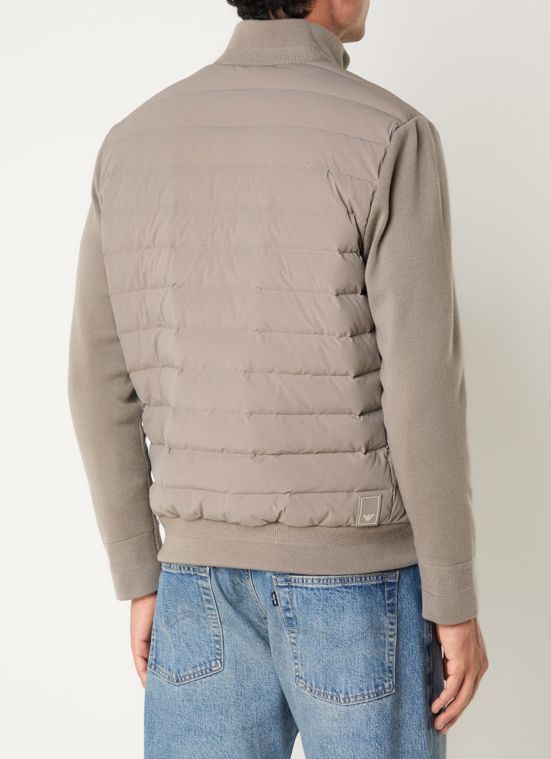 Armani Jack met ritszakken - achterkant 3 beige
