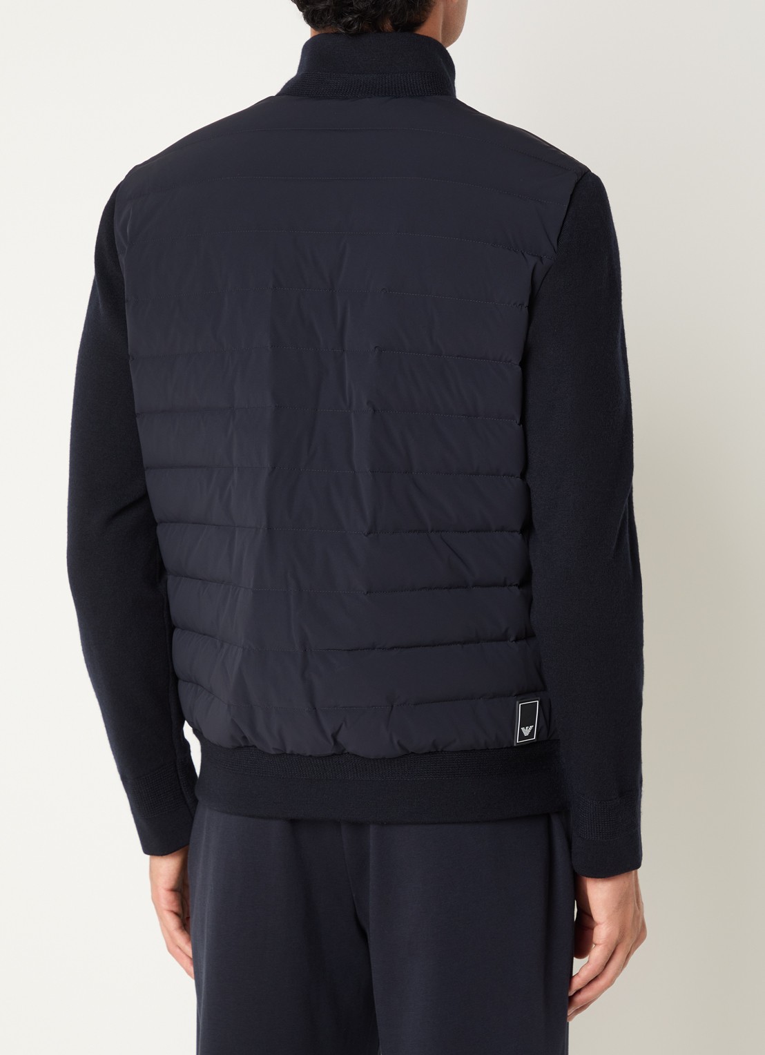 Armani Jack met ritszakken - achterkant 3 donkerblauw