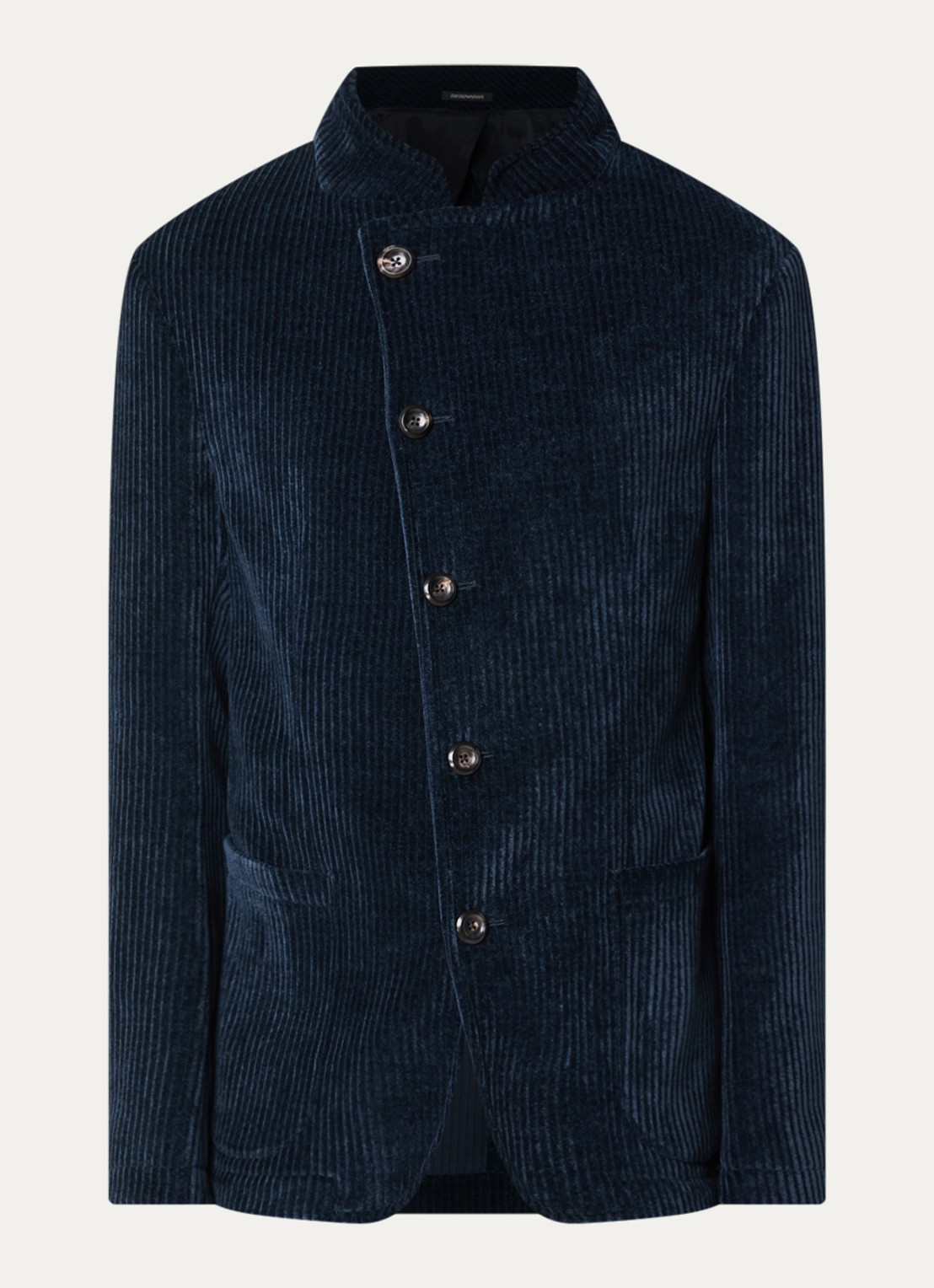 Armani Jack van corduroy met opgestikte zakken - voorkant 3 donkerblauw