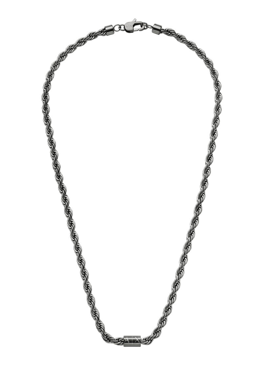 Armani Ketting AXG0163060 - detail 2 antraciet